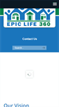 Mobile Screenshot of epiclife360.com